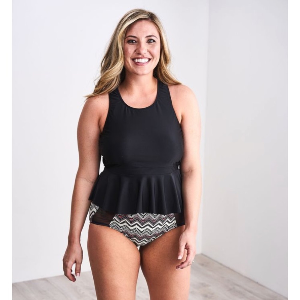 Latched Mama Nursing Bathing Swim Suit Top